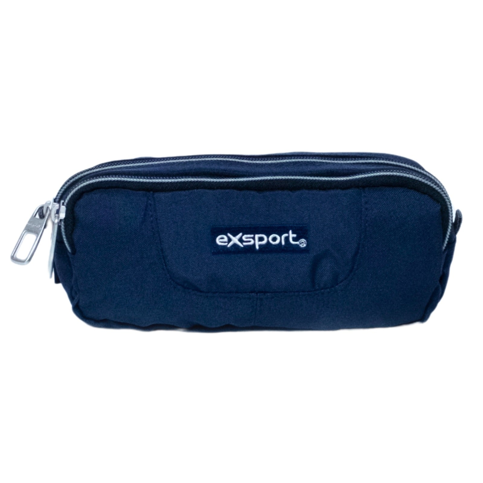 Exsport Plain Pencil Case 2 Compartments