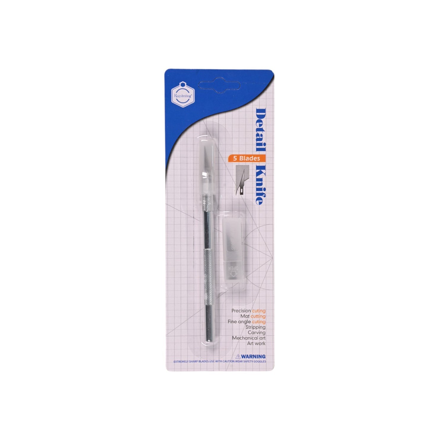 Precision Cutter Knife with 5 Blades