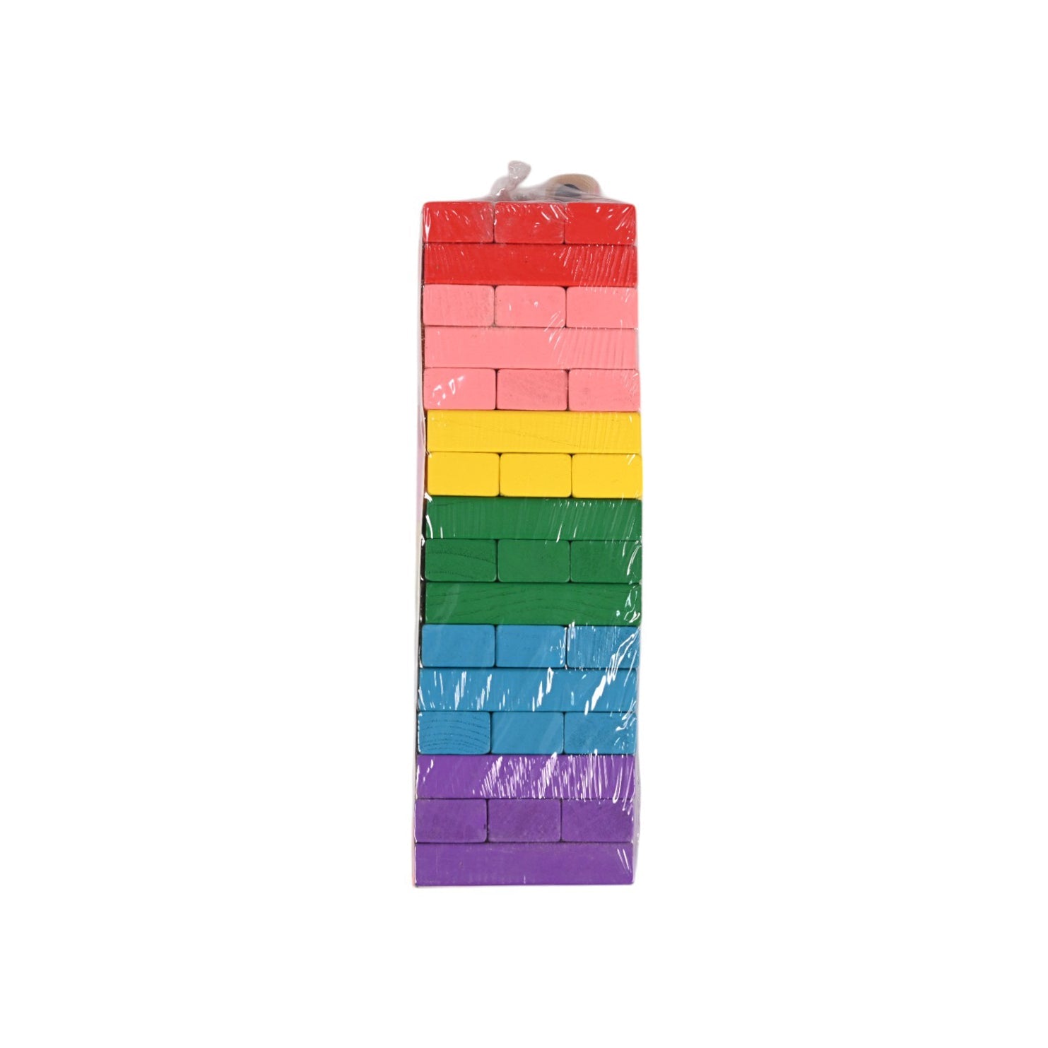 Rainbow Stacking Jenga