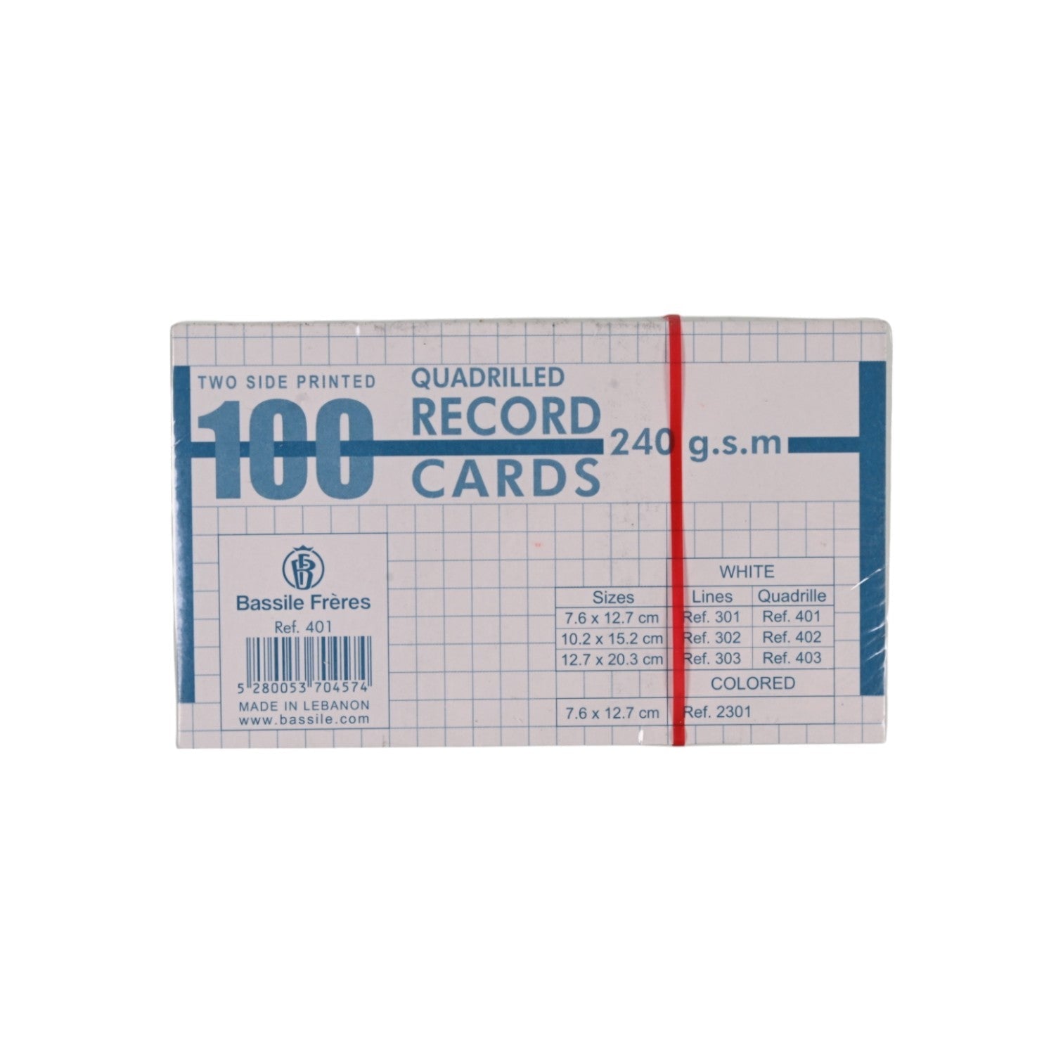 Record Cards Quadrille
