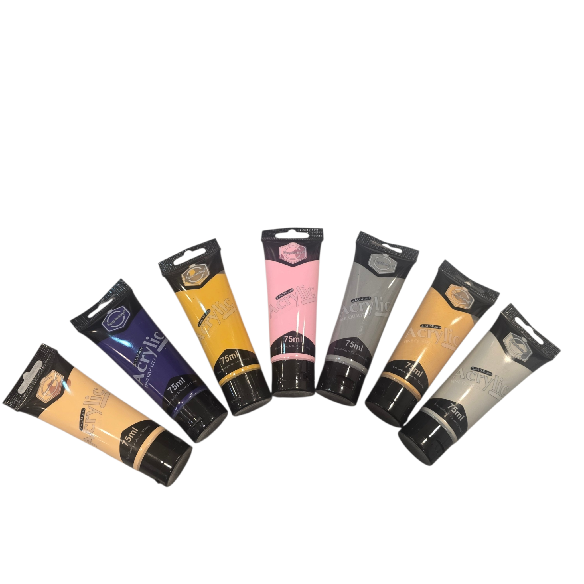 Keep smiling Acrylic Tubes 75ml