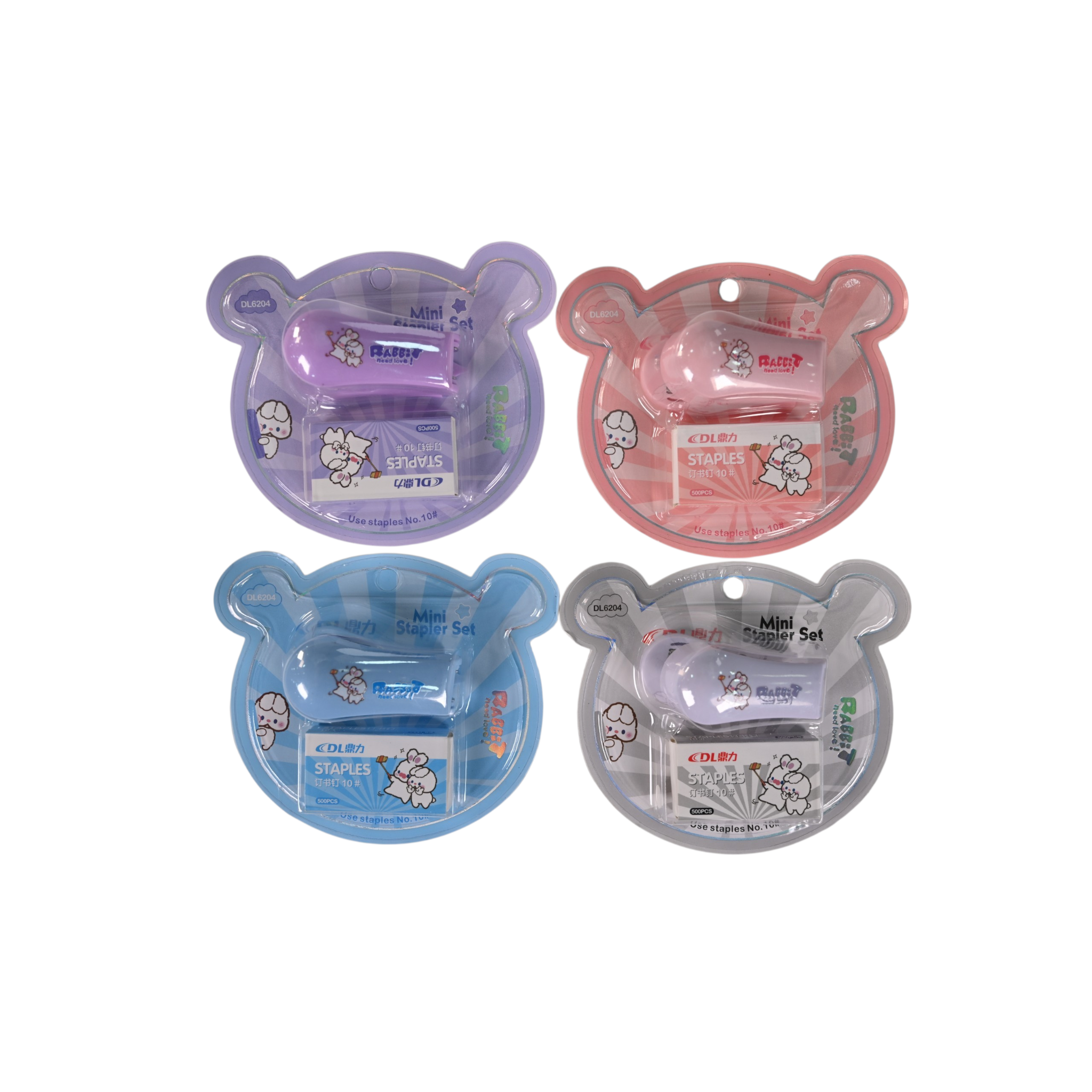 Mini Stapler Set (Rabbit Design) DL6204