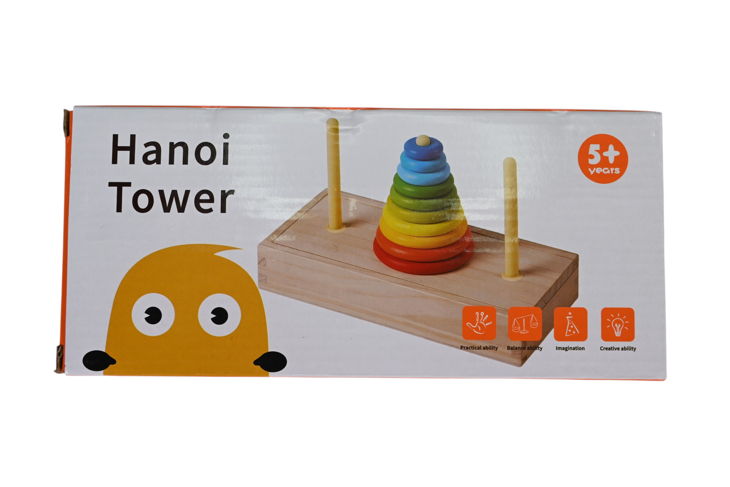 Wooden Tower of Hanoi Puzzle Game