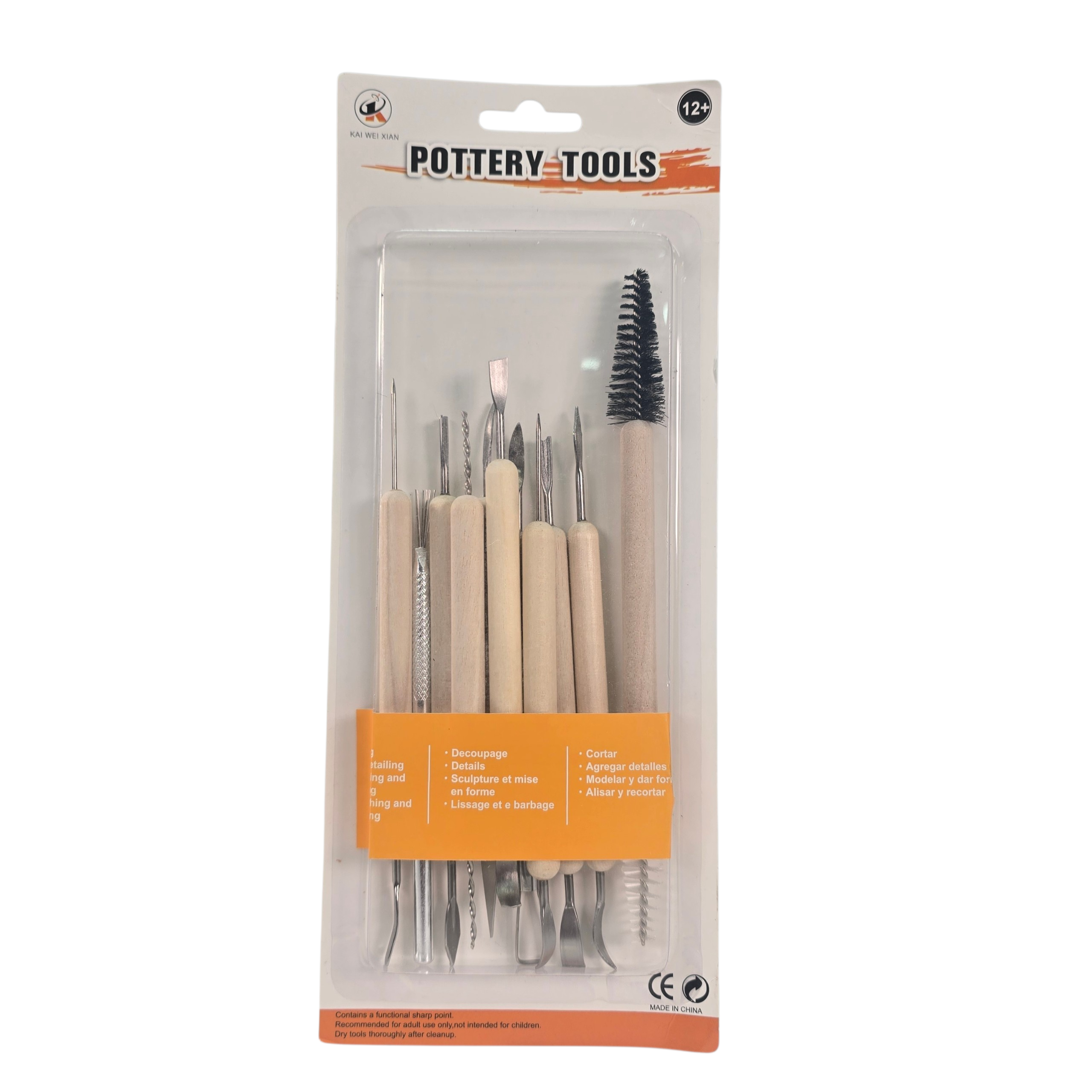 Pottery Tools Set – Sculpting & Clay Tools Kit