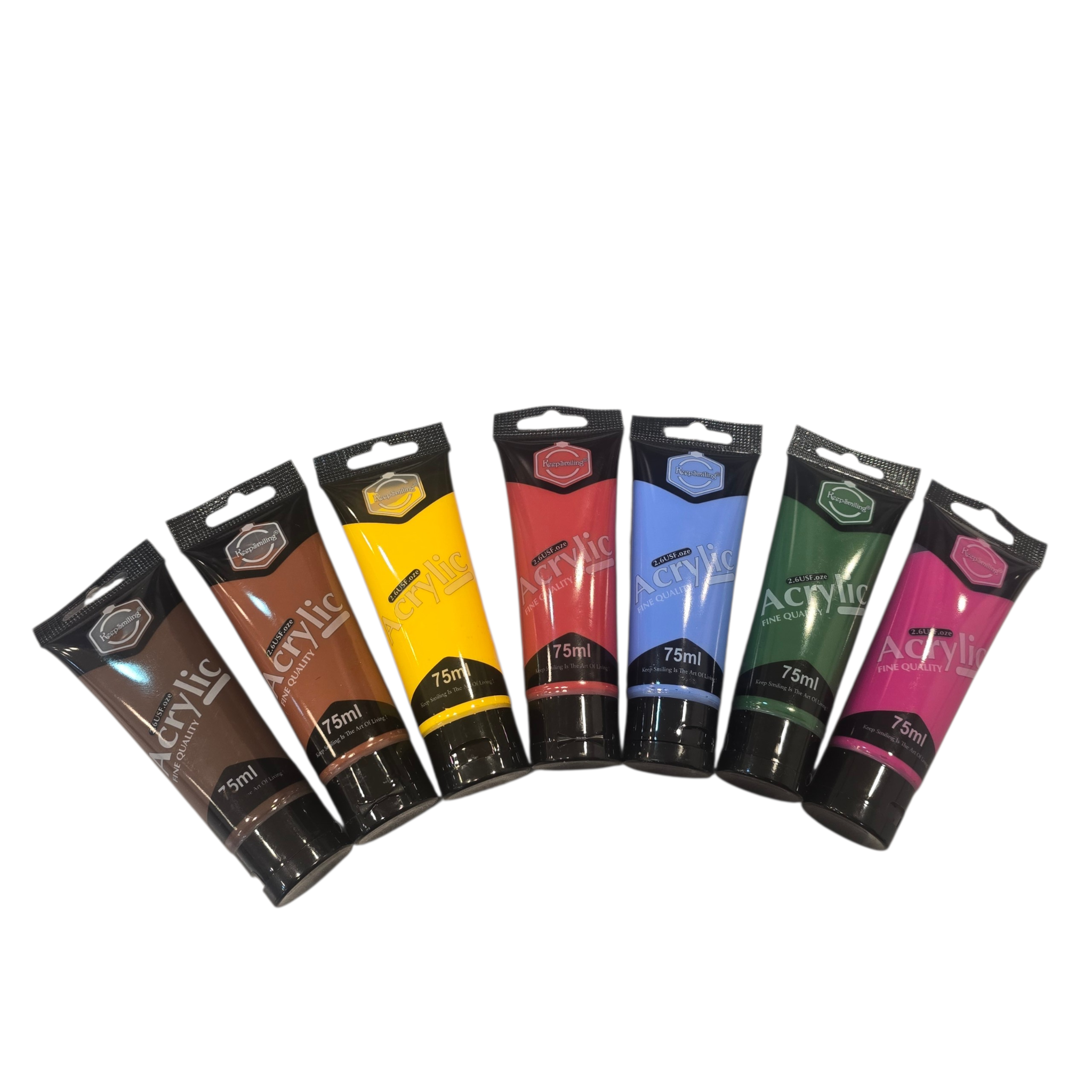 Keep smiling Acrylic Tubes 75ml