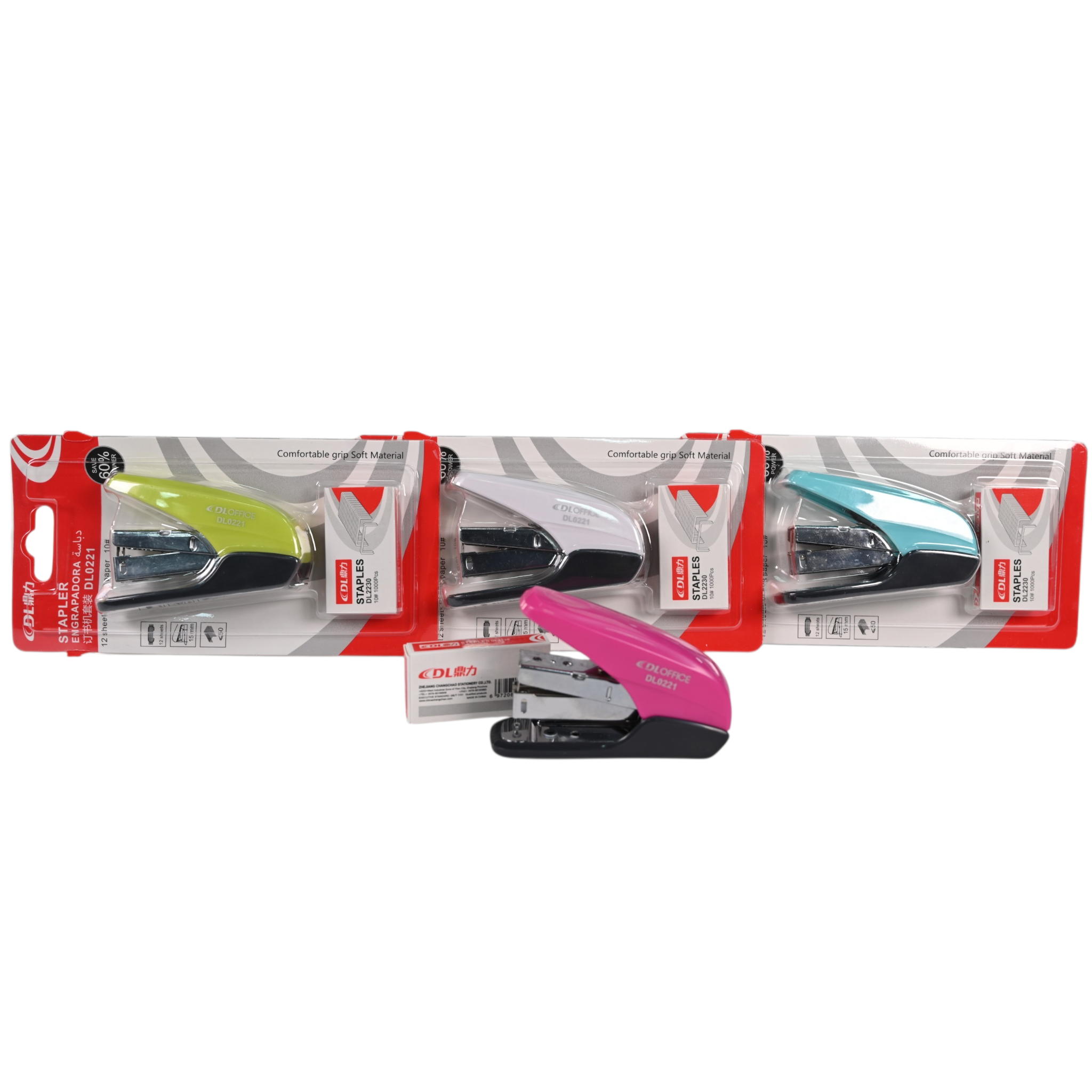 Mini Stapler Set DL0221 (Soft Grip Series)