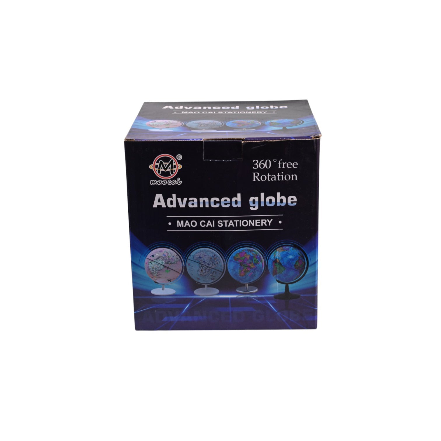 Rotating Arabic World Globe
