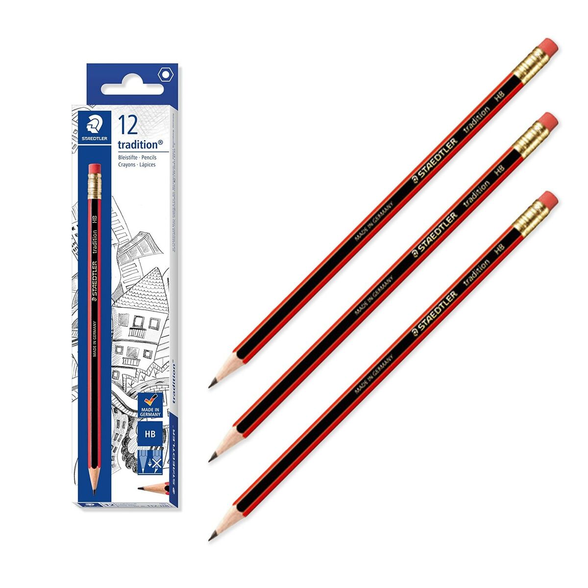 Staedtler Traditional HB Pencils Pack