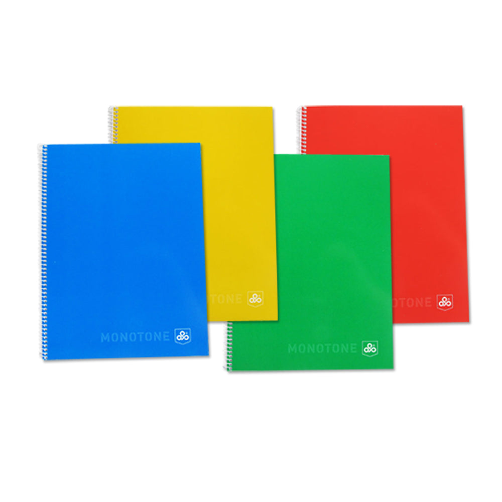OPP Monotone Spiral 72 Squared Sheets