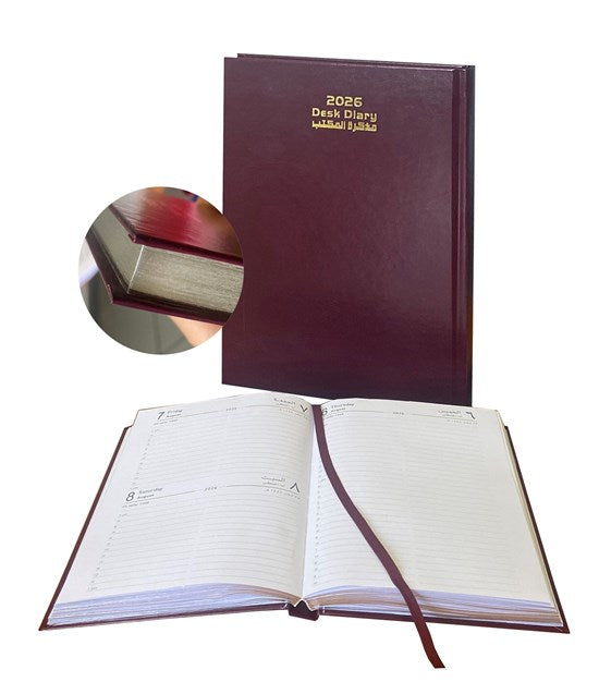 2026 A5 Agenda Silver Edge