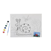 Snail Printed Canvas