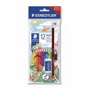 Staedtler Coloring Pencils + Graphite pencil + Eraser