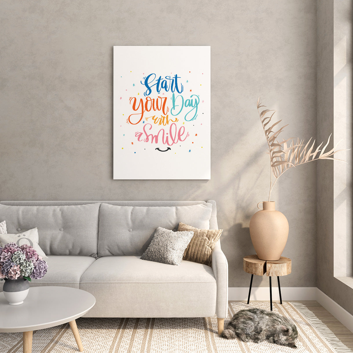 Start with a Smile Canvas