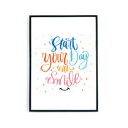 Start with a Smile Poster