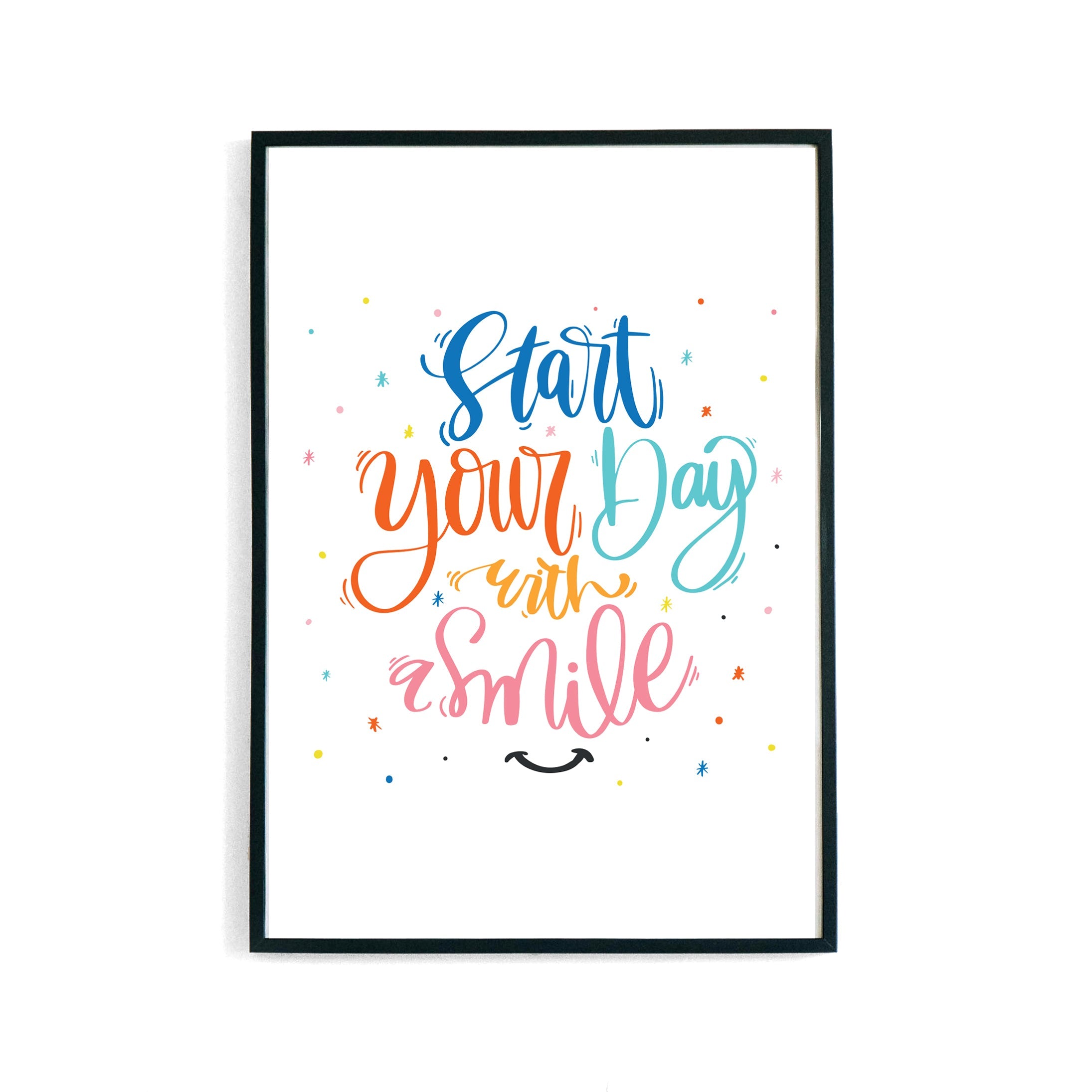 Start with a Smile Poster