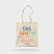 Start with a Smile Tote Bag