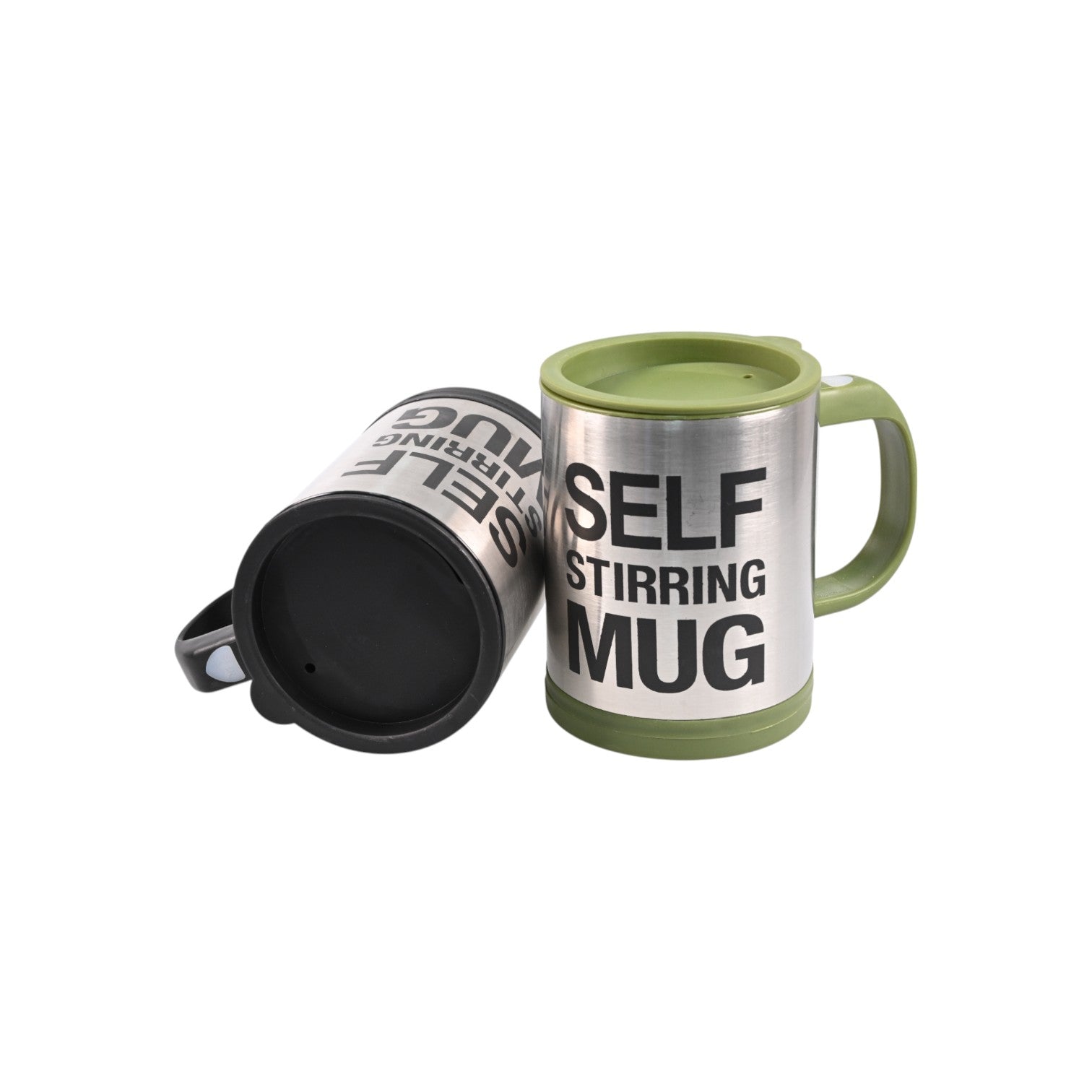 Steel Self-Stirring Mug