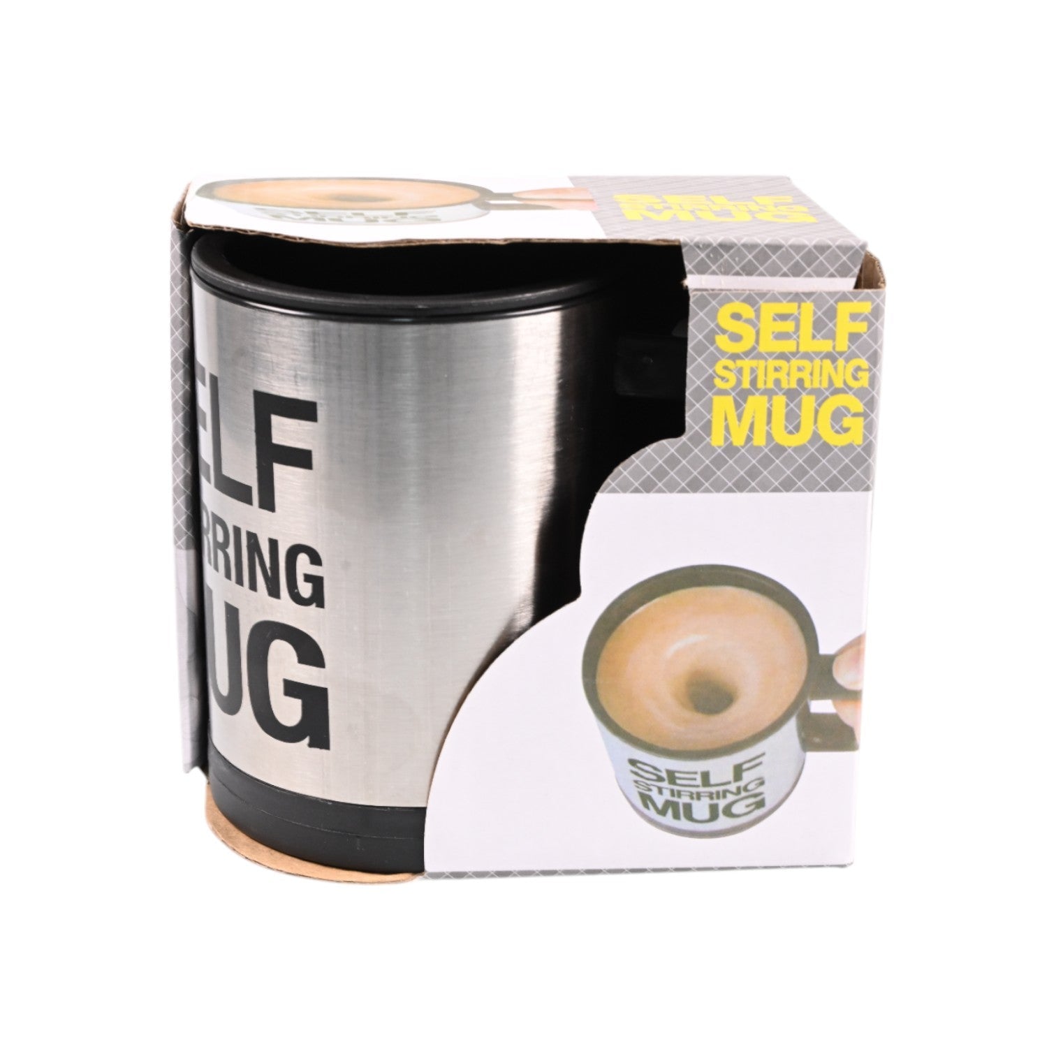 Steel Self-Stirring Mug