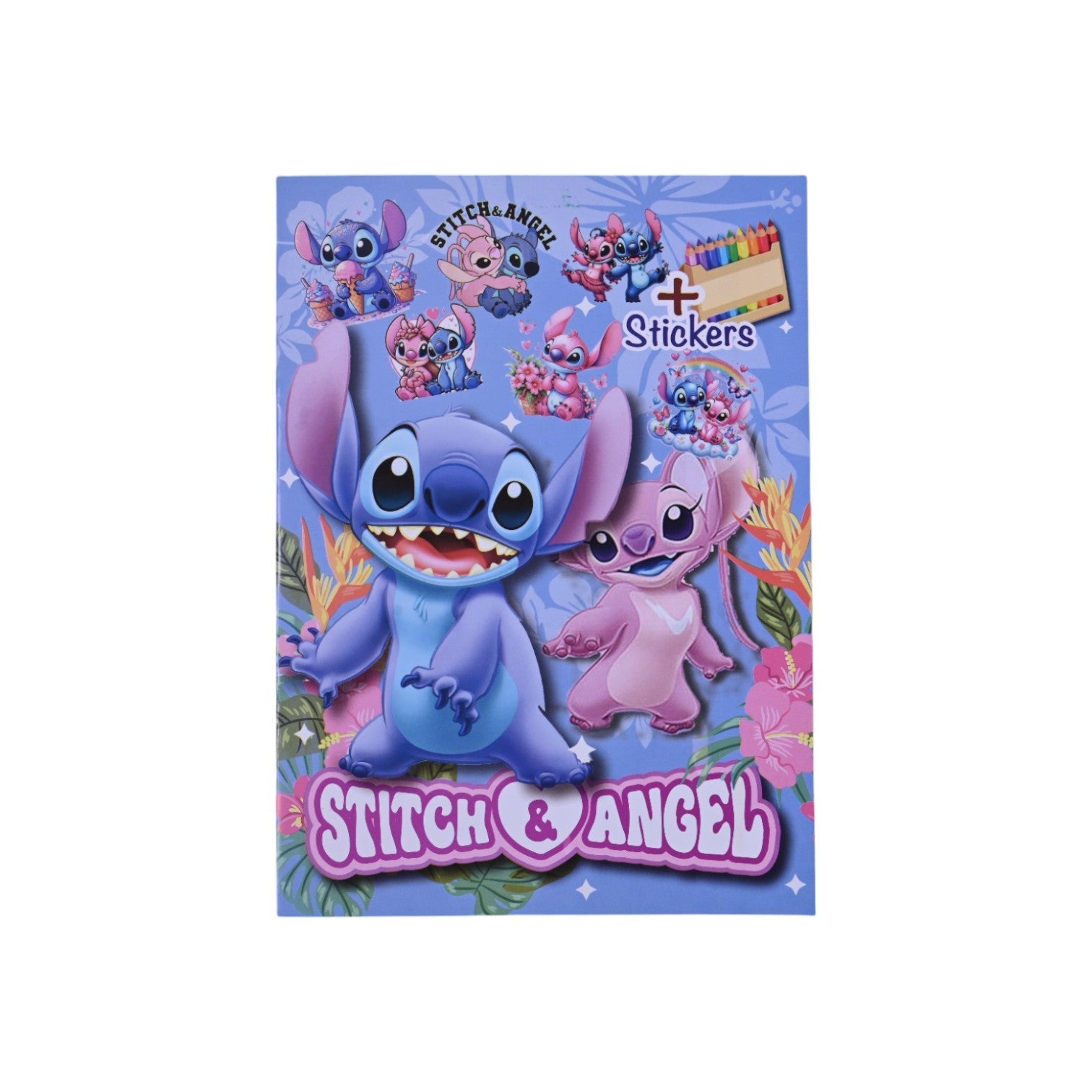 Stitch & Angel Coloring Book