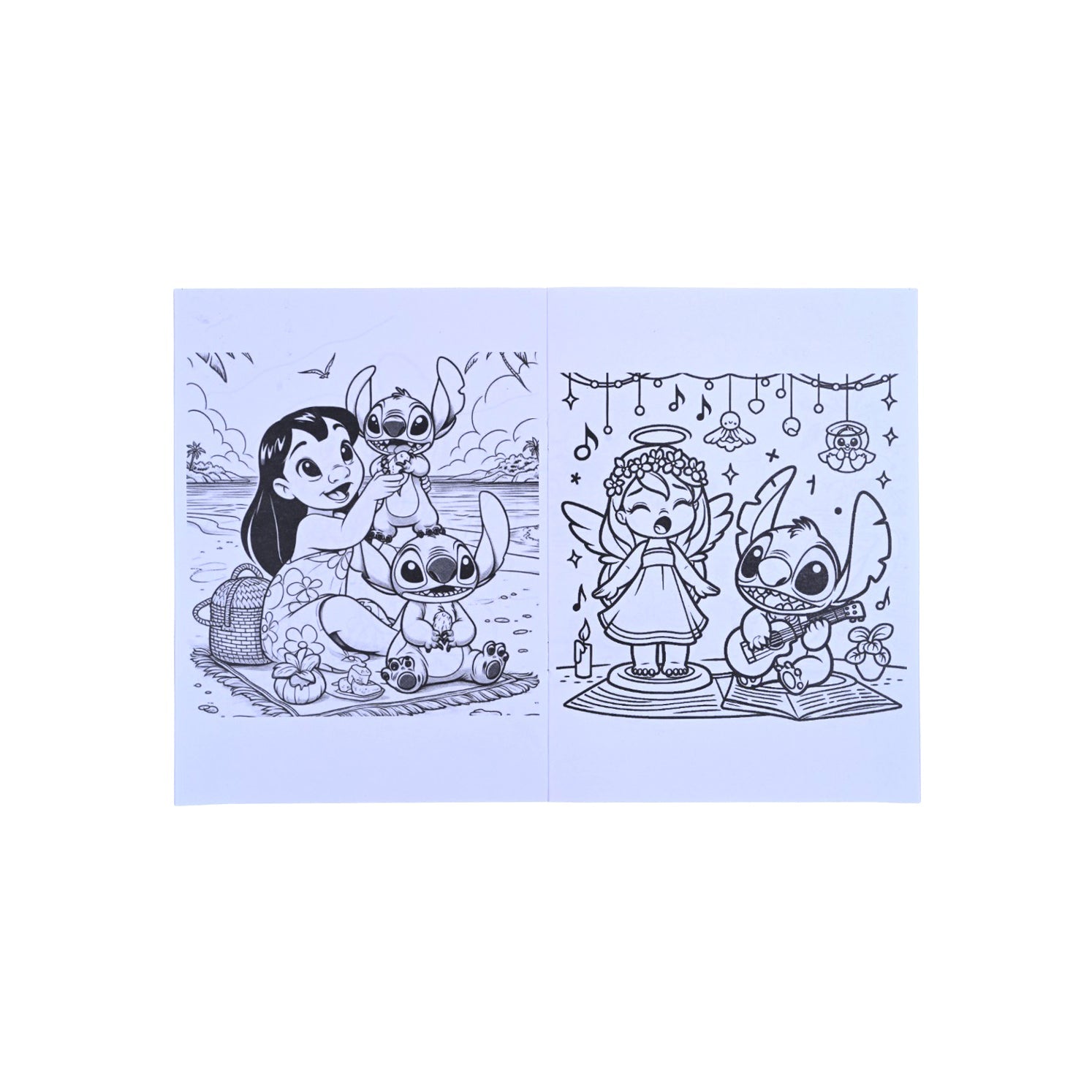 Stitch & Angel Coloring Book