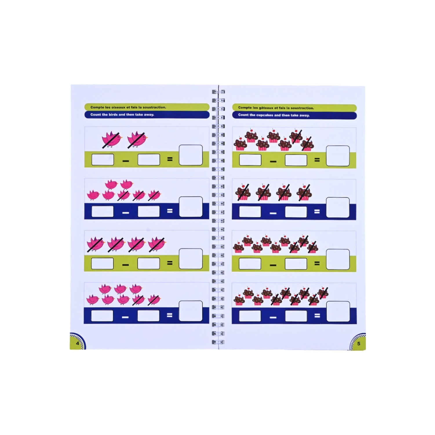 Subtraction Bilingual Workbook
