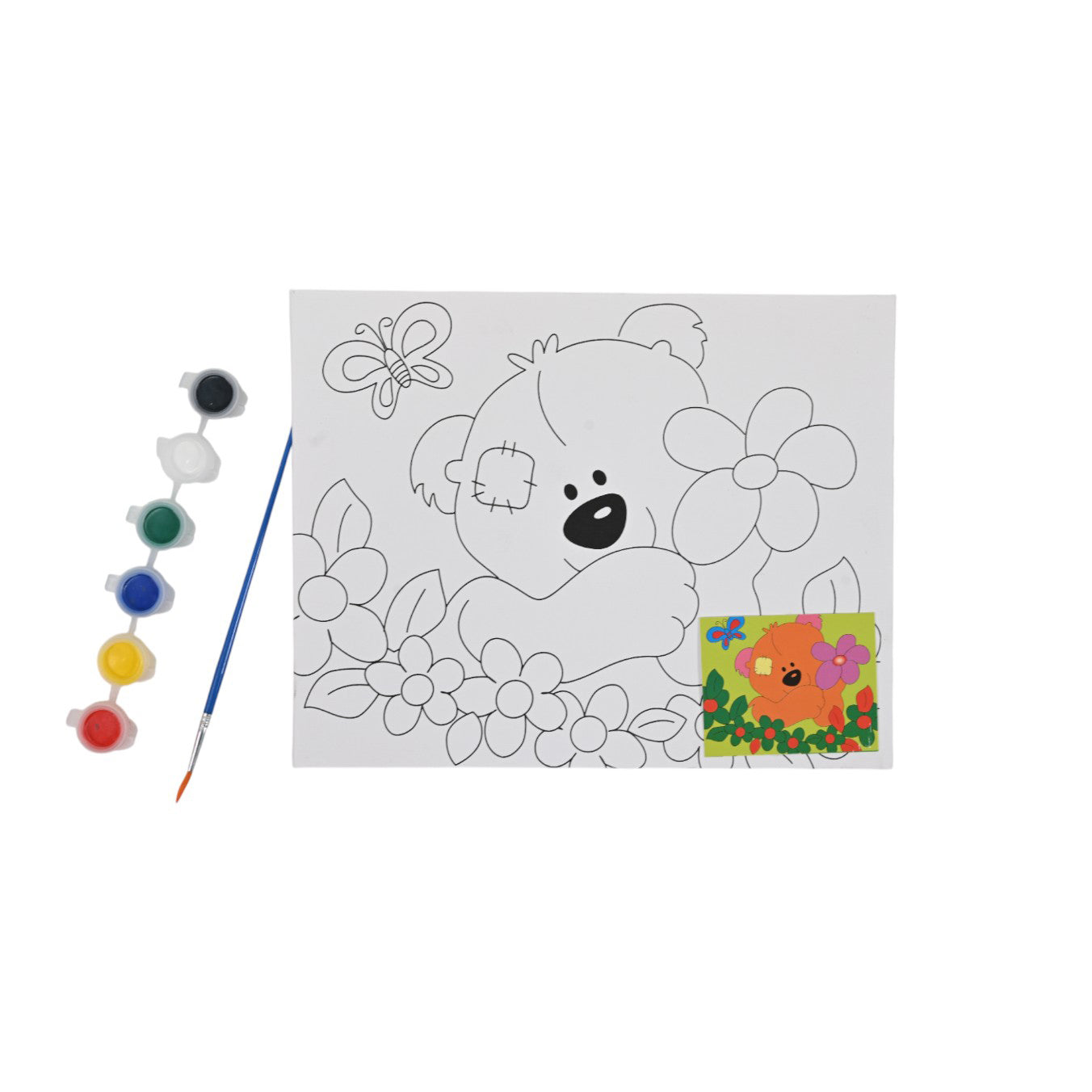 Teddy Bear Printed Canvas