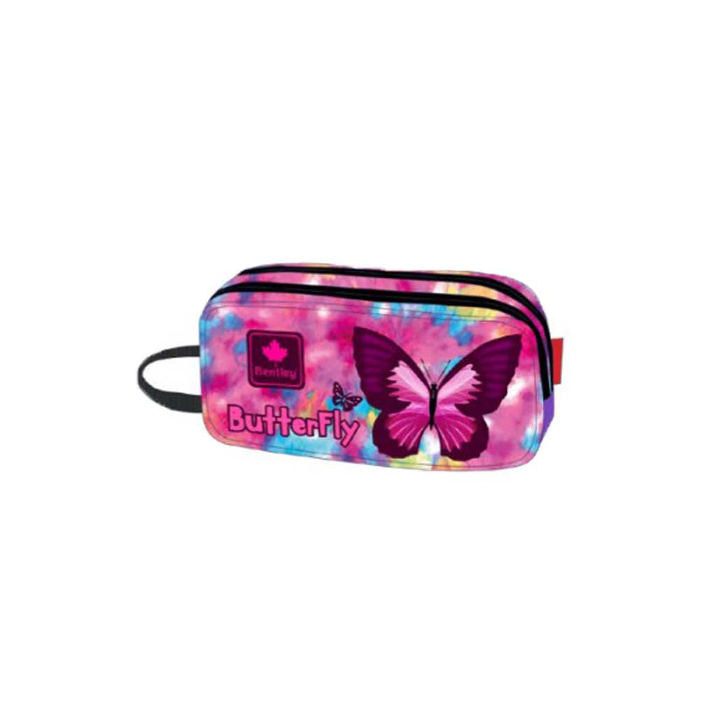 Bentley Tie Dye Butterfly Pencil Case
