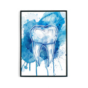 Watercolor Tooth Poster