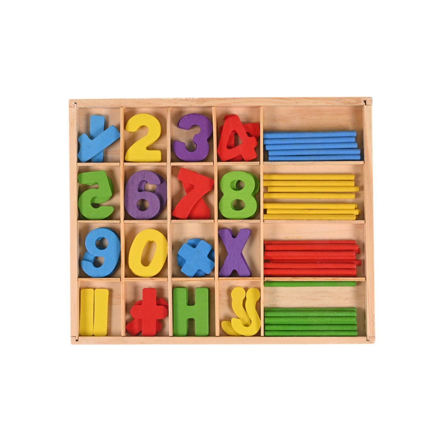 Wooden Math Learning Box