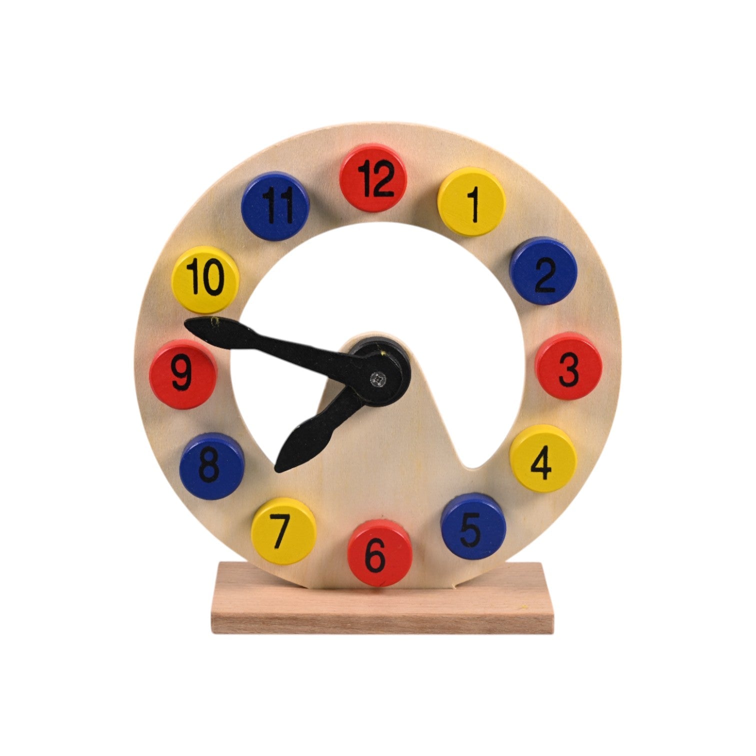 Wooden Time Teaching Clock