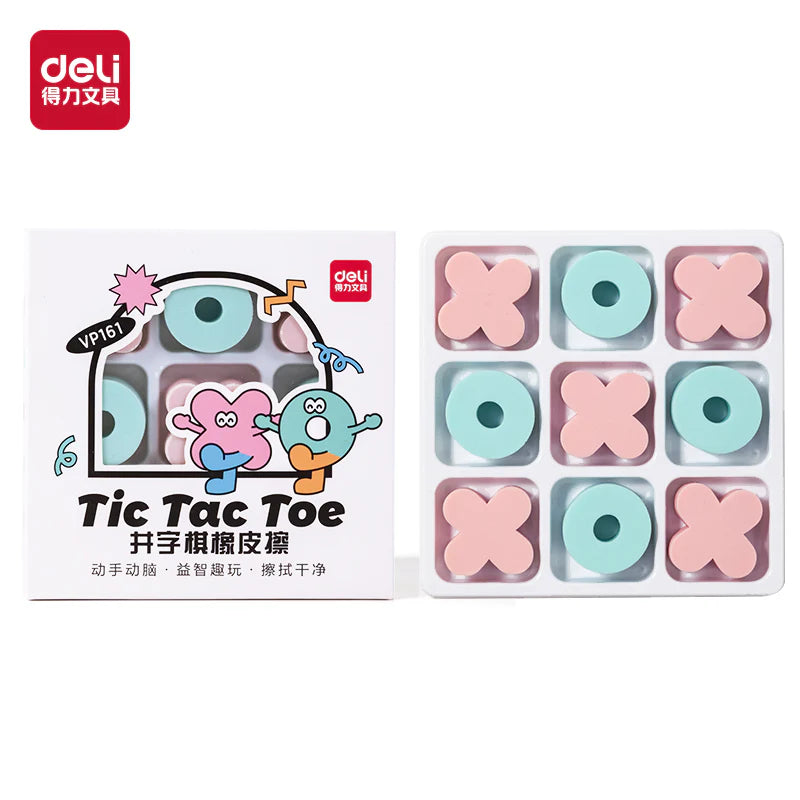 Deli Tic Tac Toe Eraser