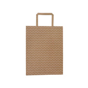 Zigzag Large Kraft Paper Bag