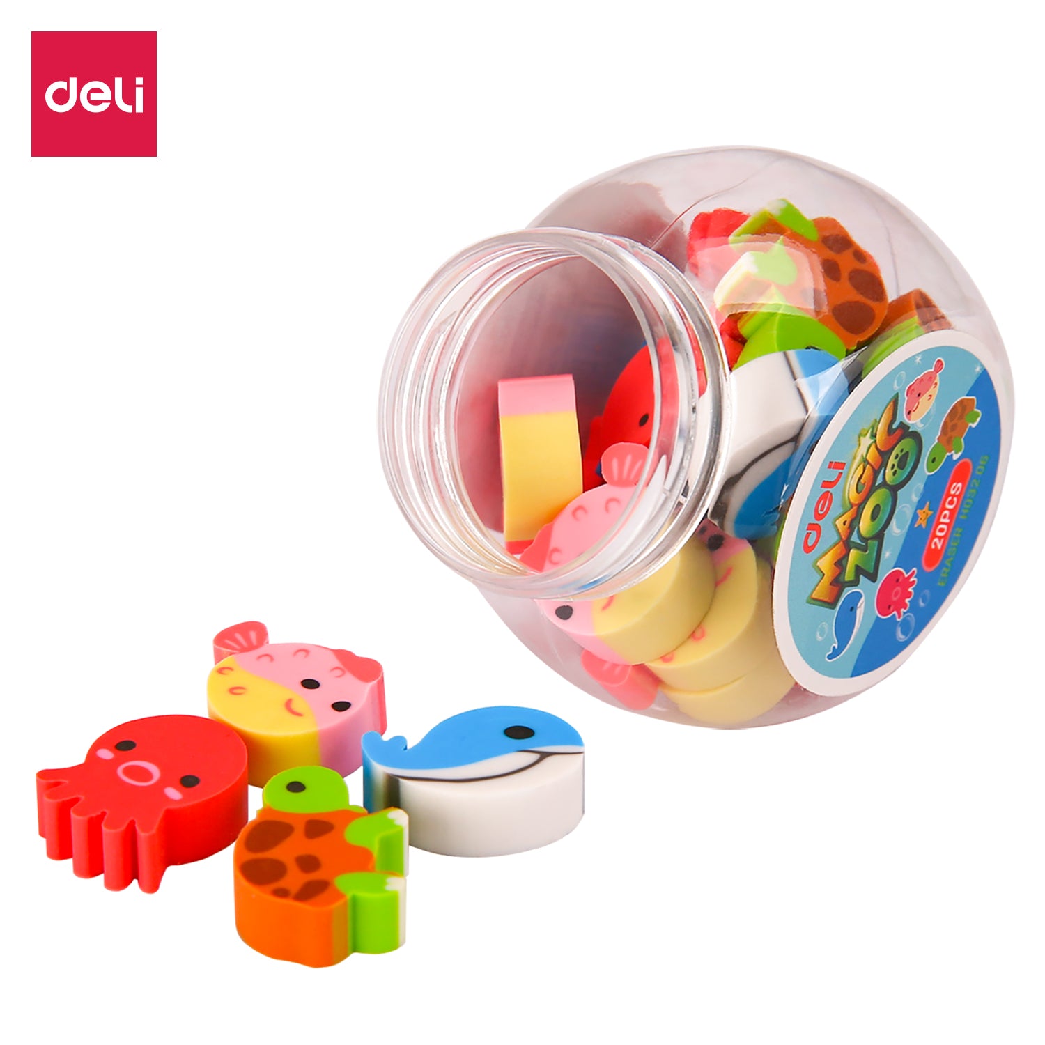 Deli Magic Zoo Eraser